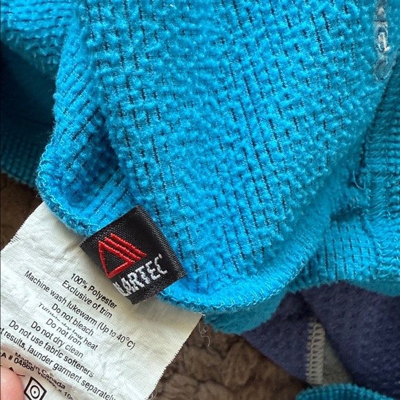 MEC Polartec VIntage Blue Long Sleeve Top Size Medium Women's - Picture 5 of 5